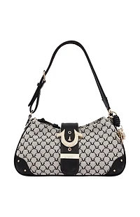 True Religion Signature Horseshoe Large Zip Top Bag