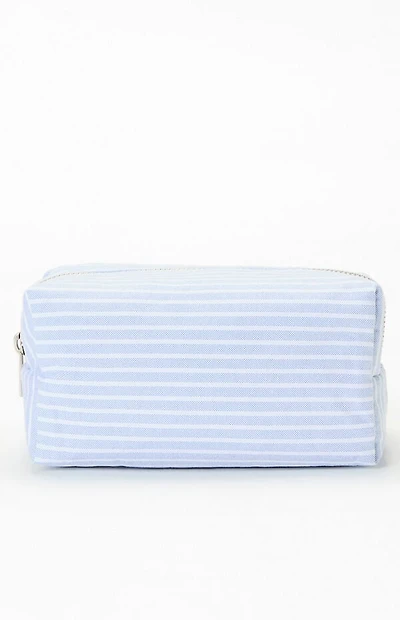 John Galt Striped Makeup Bag