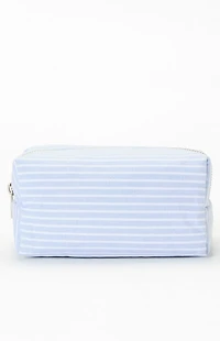 John Galt Striped Makeup Bag