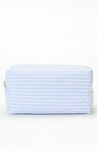 John Galt Striped Makeup Bag