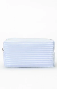 John Galt Striped Makeup Bag