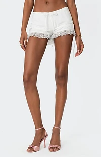 Edikted Marielle Ribbon Shorts