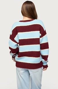 Edikted Conrad Striped Knit Sweater