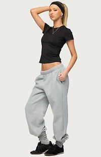 Edikted Petite Clark Oversized Sweatpants