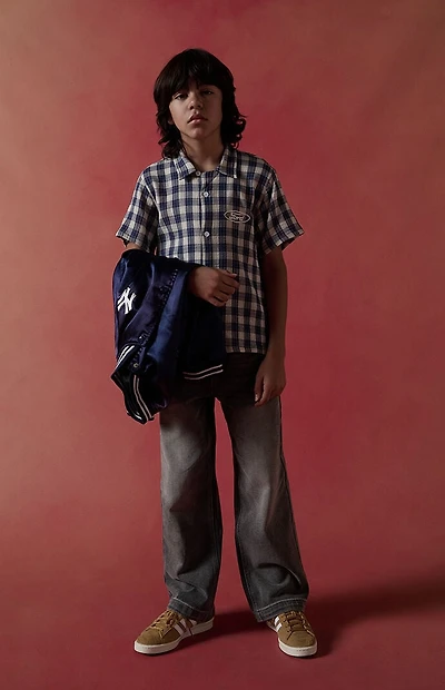 FORD Kids Blue Flannel Work Shirt