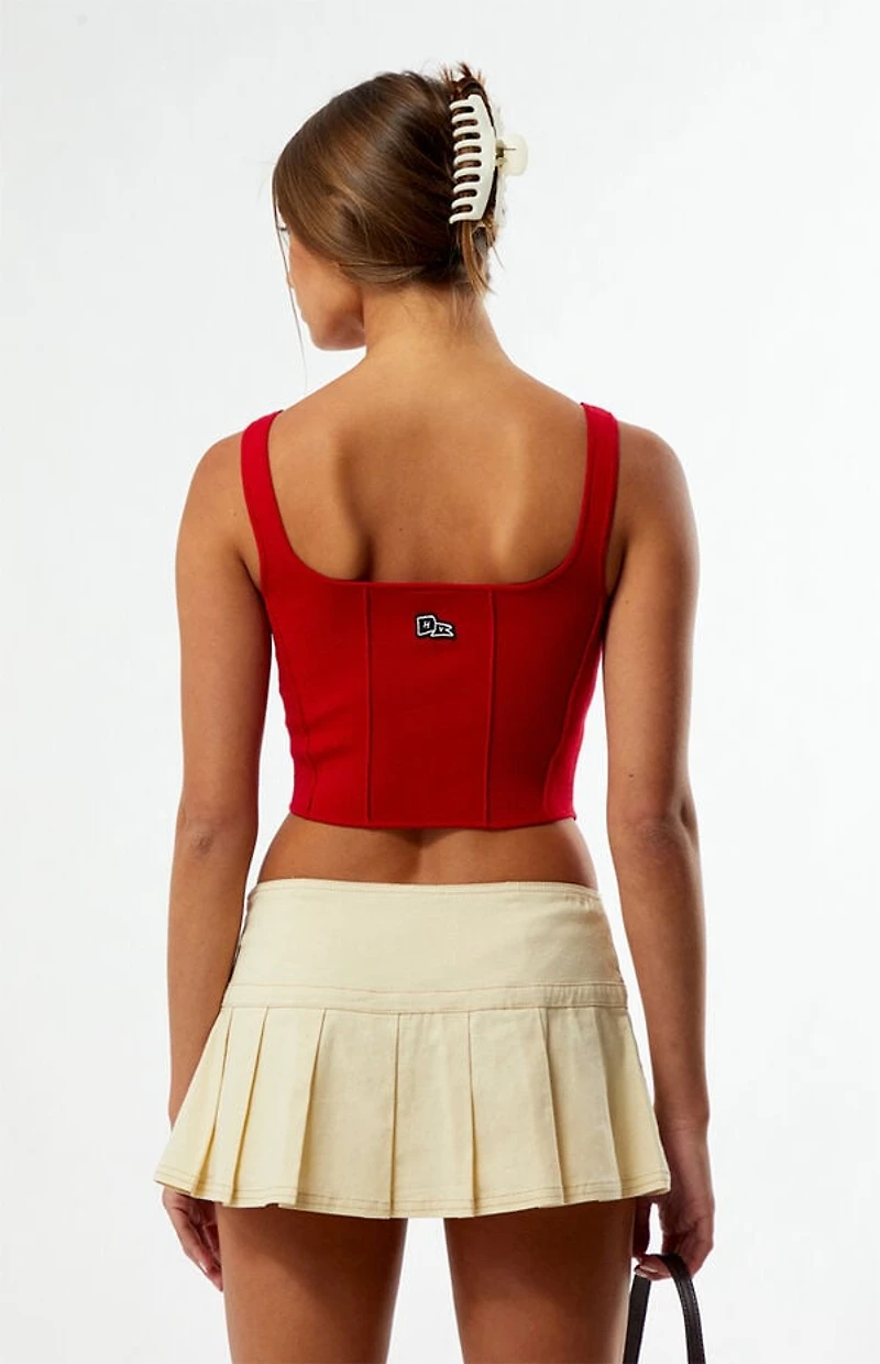 HYPE & VICE USC Trojans Knit Corset Top