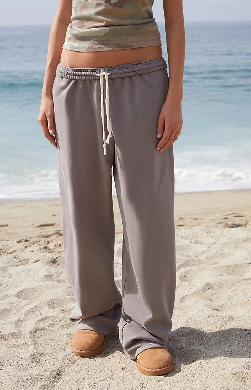 John Galt Light Gray Rosa Baggy Sweatpants