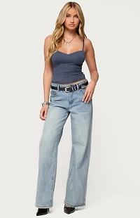 Edikted Katanya Lace Up Top