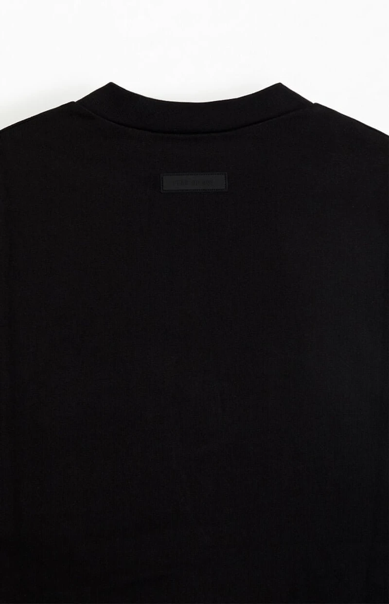 Fear of God ESSENTIALS Jet Black Long Sleeve T-Shirt