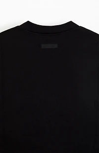 Fear of God ESSENTIALS Jet Black Long Sleeve T-Shirt