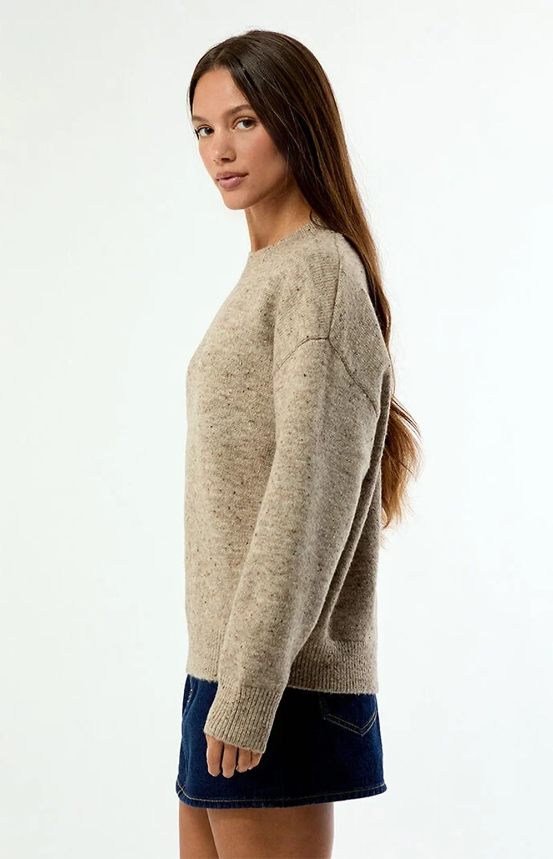 Rhythm Rumi Speckle Knit Crew Neck Sweater