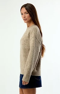 Rhythm Rumi Speckle Knit Crew Neck Sweater