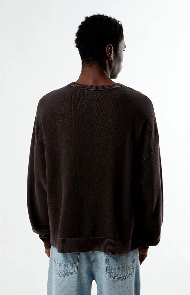 Pacsun Textured Crew Neck Sweater