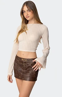 Edikted Rachelle Tied Backless Top