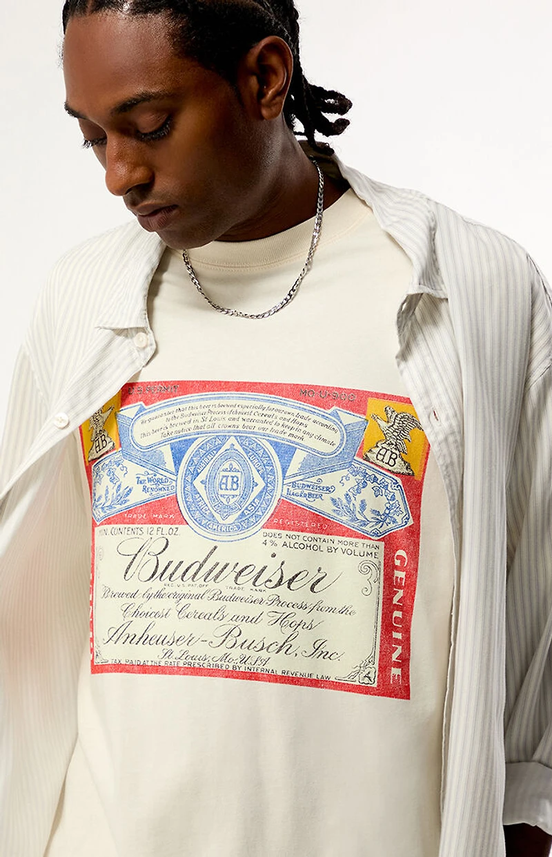 Budweiser by Pacsun Genuine Classic Label T-Shirt