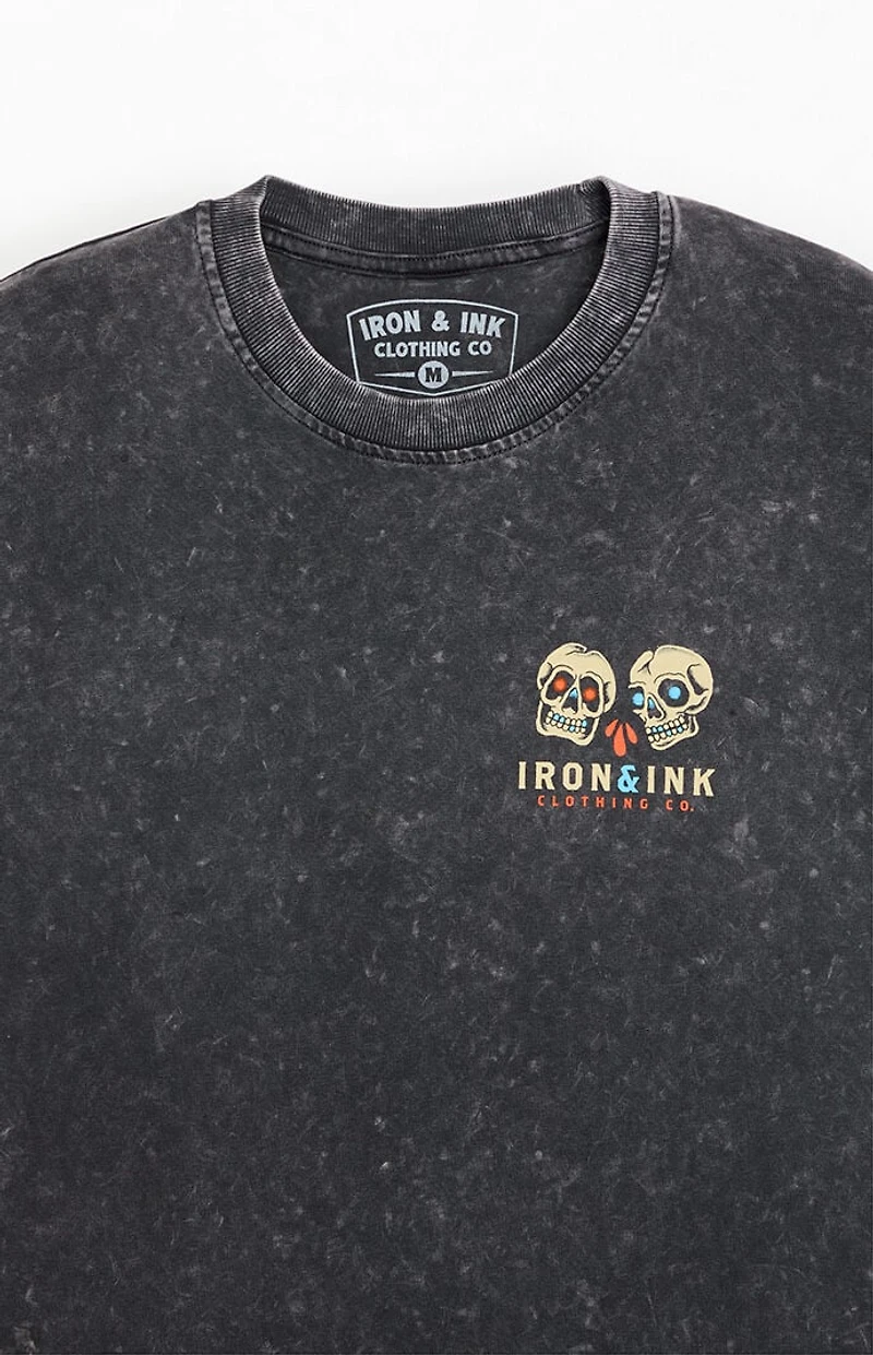 Iron & Ink Move Silence Boxy Oversized T-Shirt