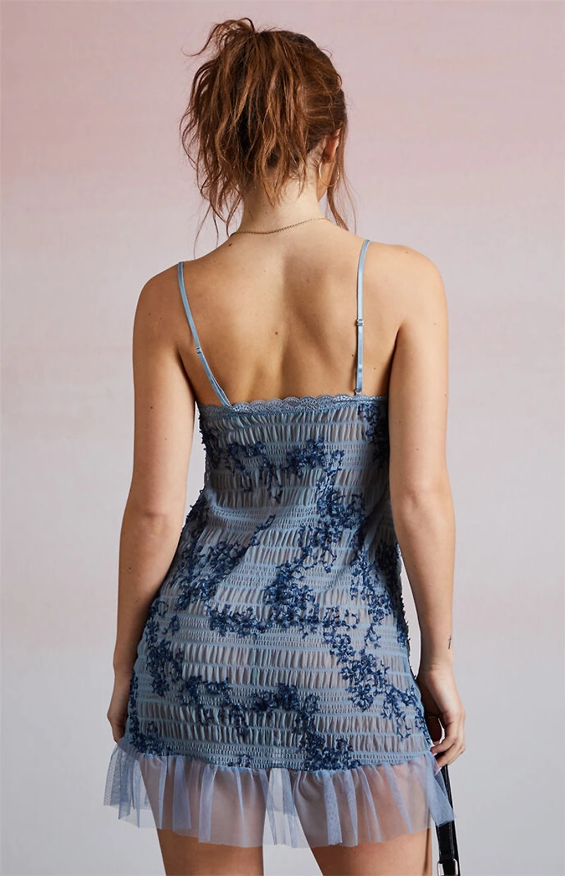 Third Charm Jordyn Embroidered Mini Dress