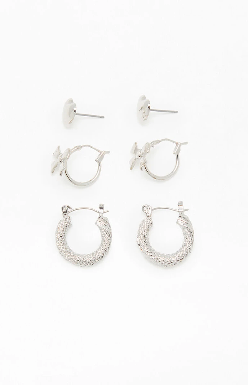 LA Hearts 3 Pack Harlow Earrings