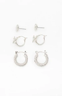 LA Hearts 3 Pack Harlow Earrings