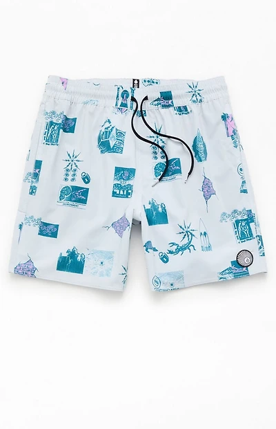 Volcom Psyche Cotton 7" Swim Trunks