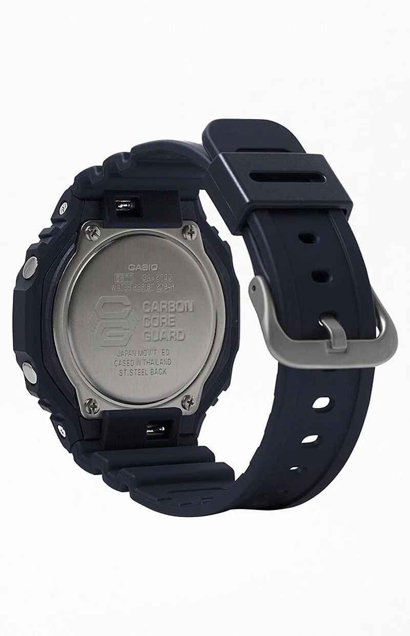 Casio Watches GA2100-1A1 Monochrome Black Watch
