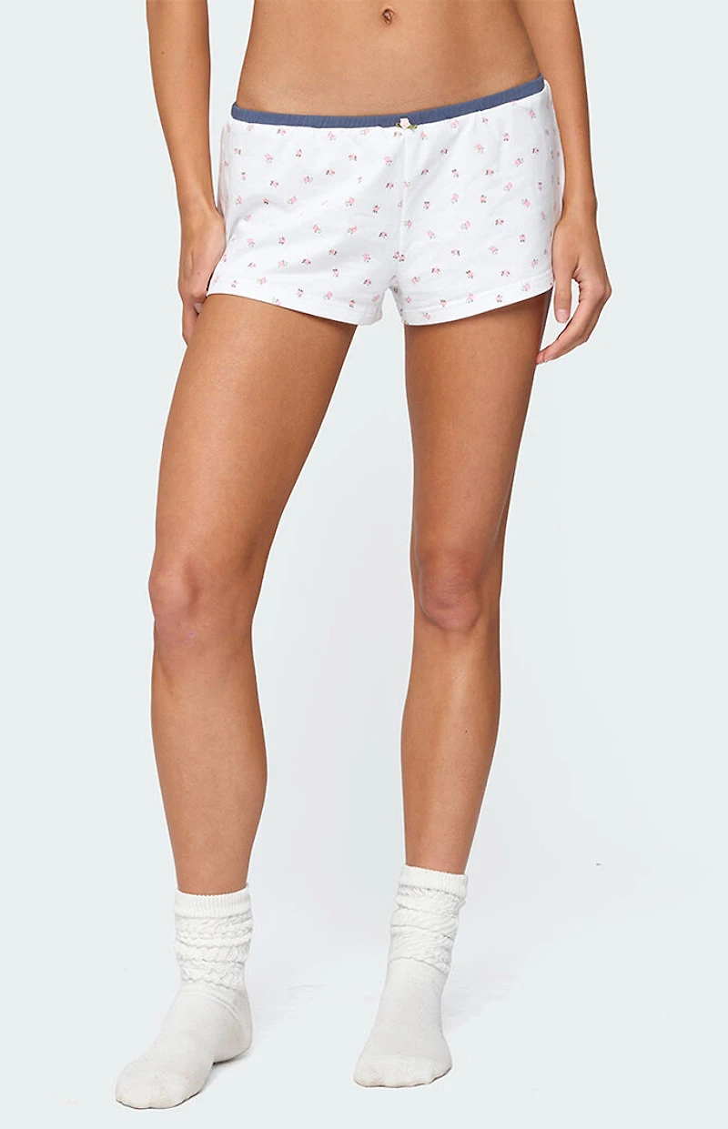Edikted Stefi Floral Contrast Shorts