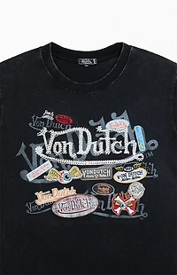 Von Dutch Patch Logo T-Shirt