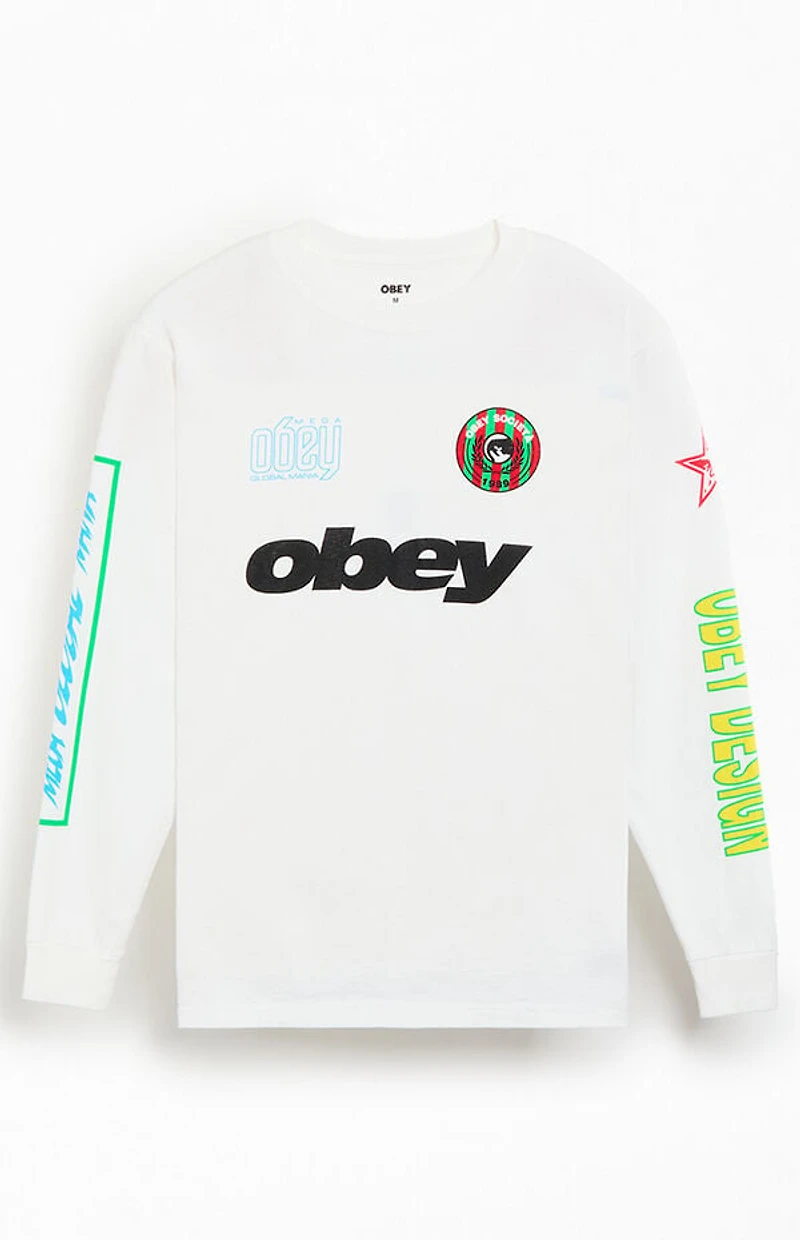 Obey Mega Global Mania Long Sleeve T-Shirt