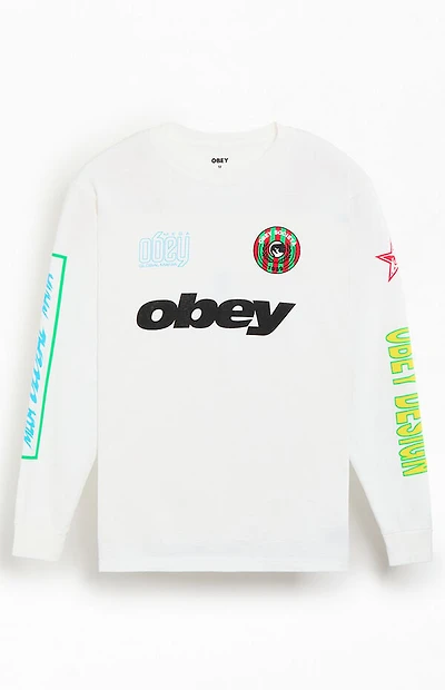 Obey Mega Global Mania Long Sleeve T-Shirt