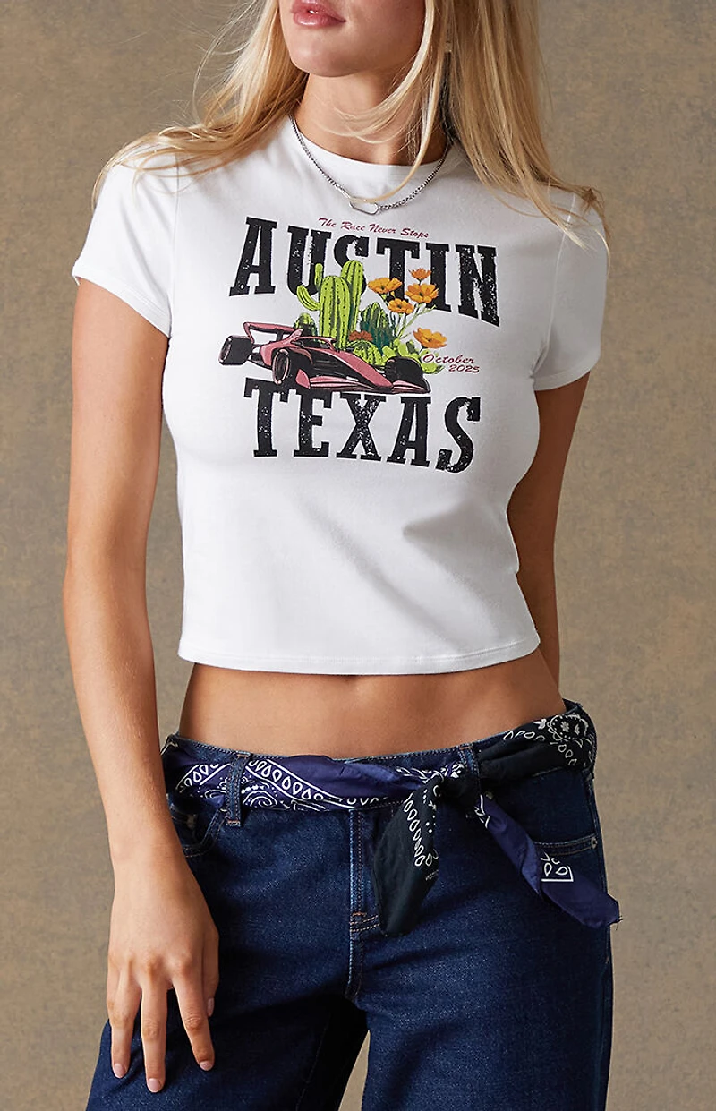 Formula 1 x Pacsun United States Grand Prix 2025 Austin The Race Skimmer T-Shirt