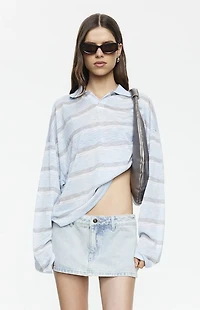 LIONESS Honey Striped Rebels Jersey Long Sleeve Top