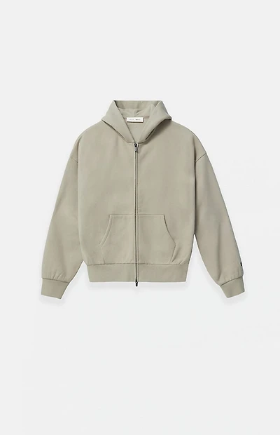 Fear of God ESSENTIALS Kids Abbey Stone Full Zip Fleece Hoodie