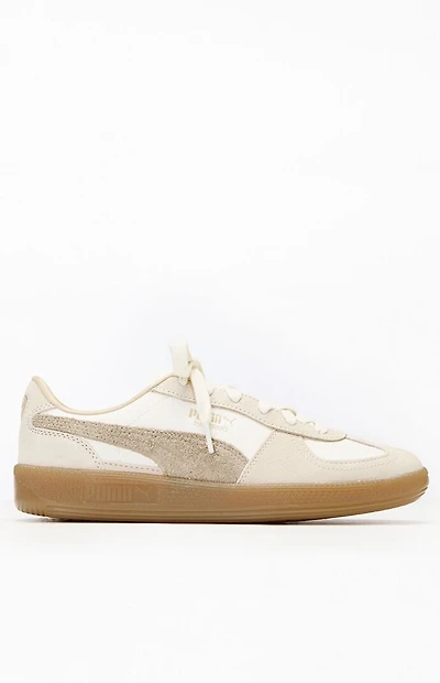 Puma Cream Palermo Elevated Sneakers