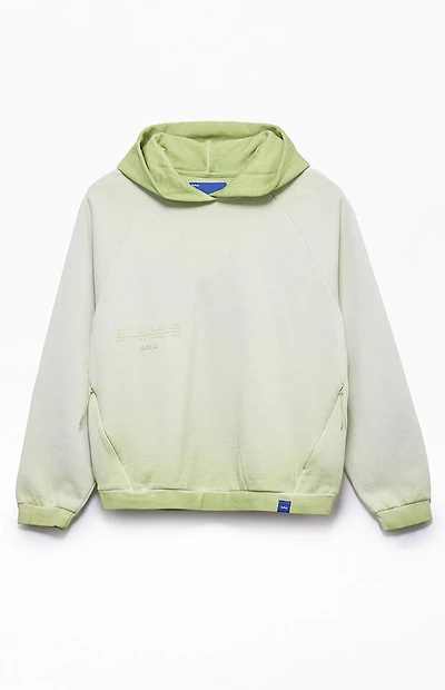 A.R.C. Green Raglan Vintage Wash Heavyweight Hoodie