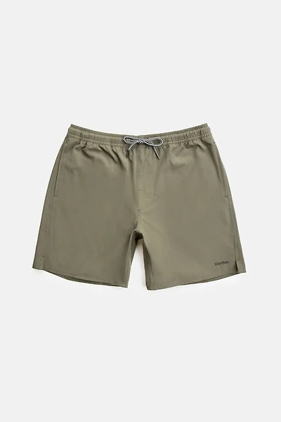 Rhythm Olive Classic Swim Trunks