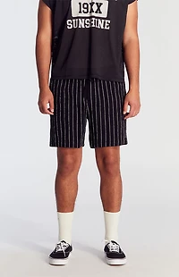 Pacsun Black Stripe Linen Shorts
