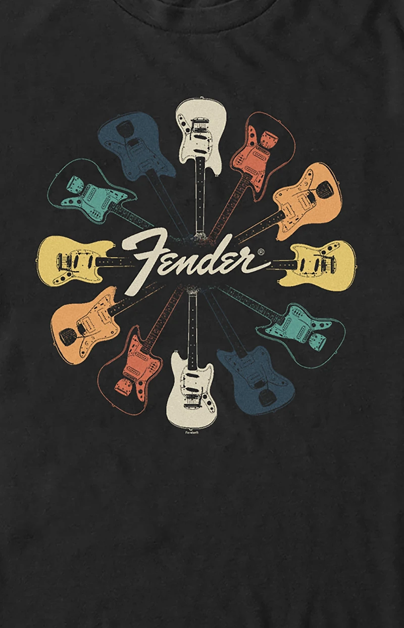 Retro Kaleidoscope Fender T-Shirt