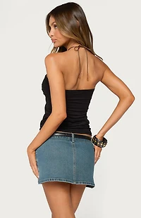 Edikted Itzel Ring Gathered Halter Top