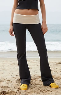 John Galt & White Contrast Priscilla Flare Pants