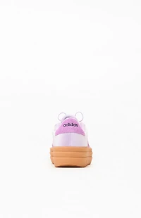 adidas Women's Purple VL Court Bold Sneakers