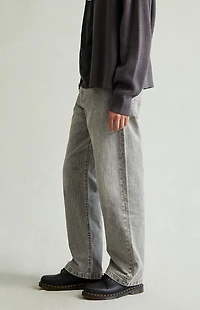 Pacsun Dylan Baggy Jeans Tonal Stripe Gray