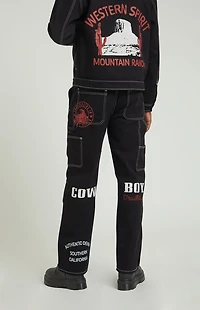 Pacsun Dylan Baggy Jeans Carpenter California Cowboy Black
