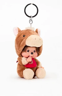 Monchhichi Cowgirl Plush Keychain