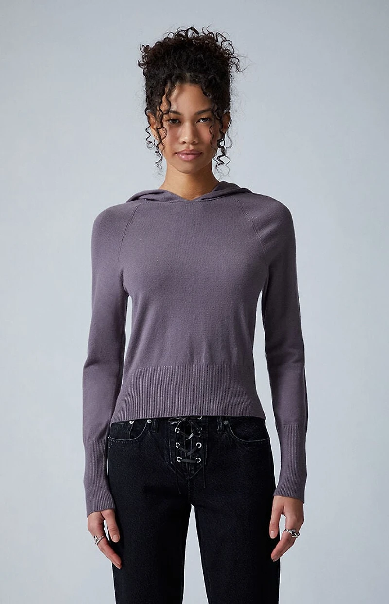 Third Charm Riley Knit Hoodie