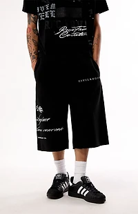 Civil Black RFC Lounger Fleece Sweat Shorts