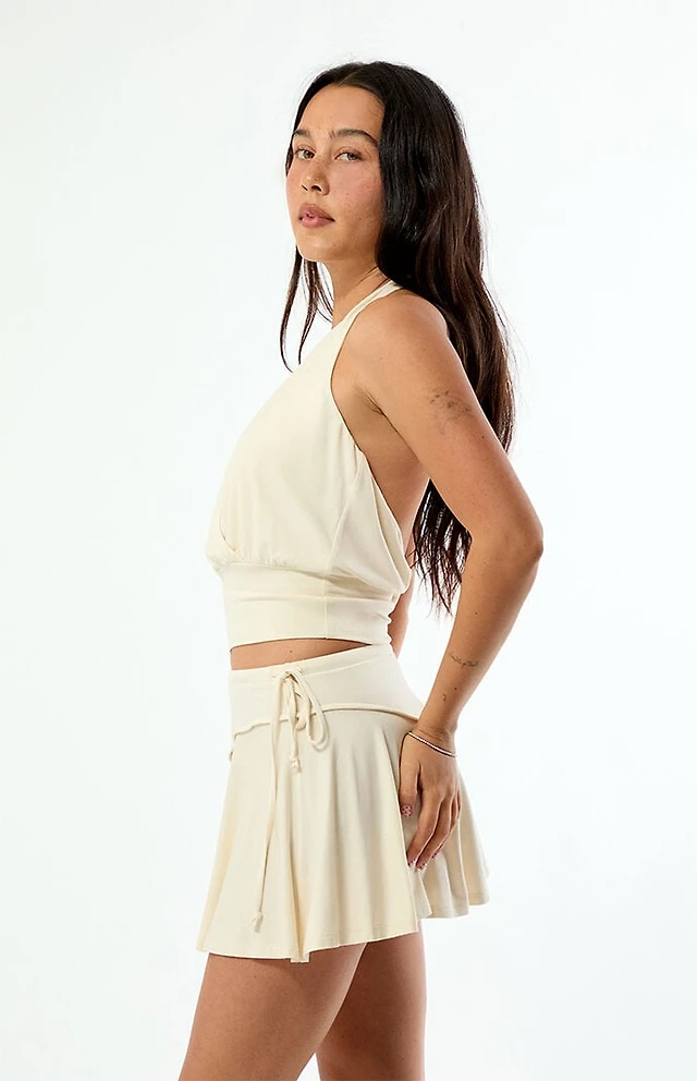 Beverly and Beck Asymmetrical Mini Skirt