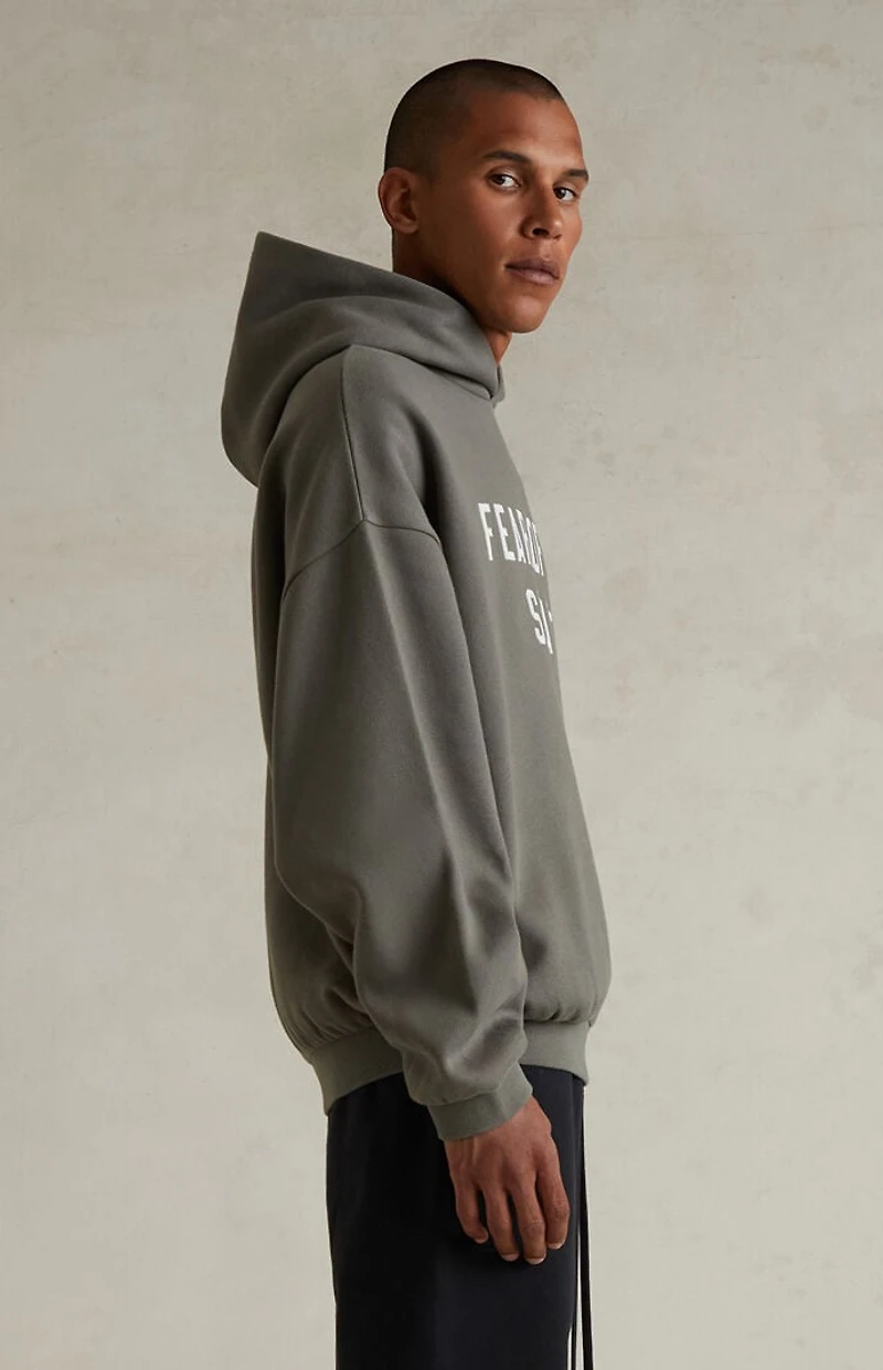 Fear of God ESSENTIALS Moss '90s Fit Fleece Hoodie