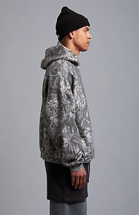 A.R.C. Tree Camo Vintage Wash Heavyweight Oversized Fleece Hoodie