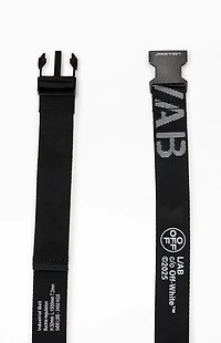 L/AB c/o Off-White Webbing Logo Belt
