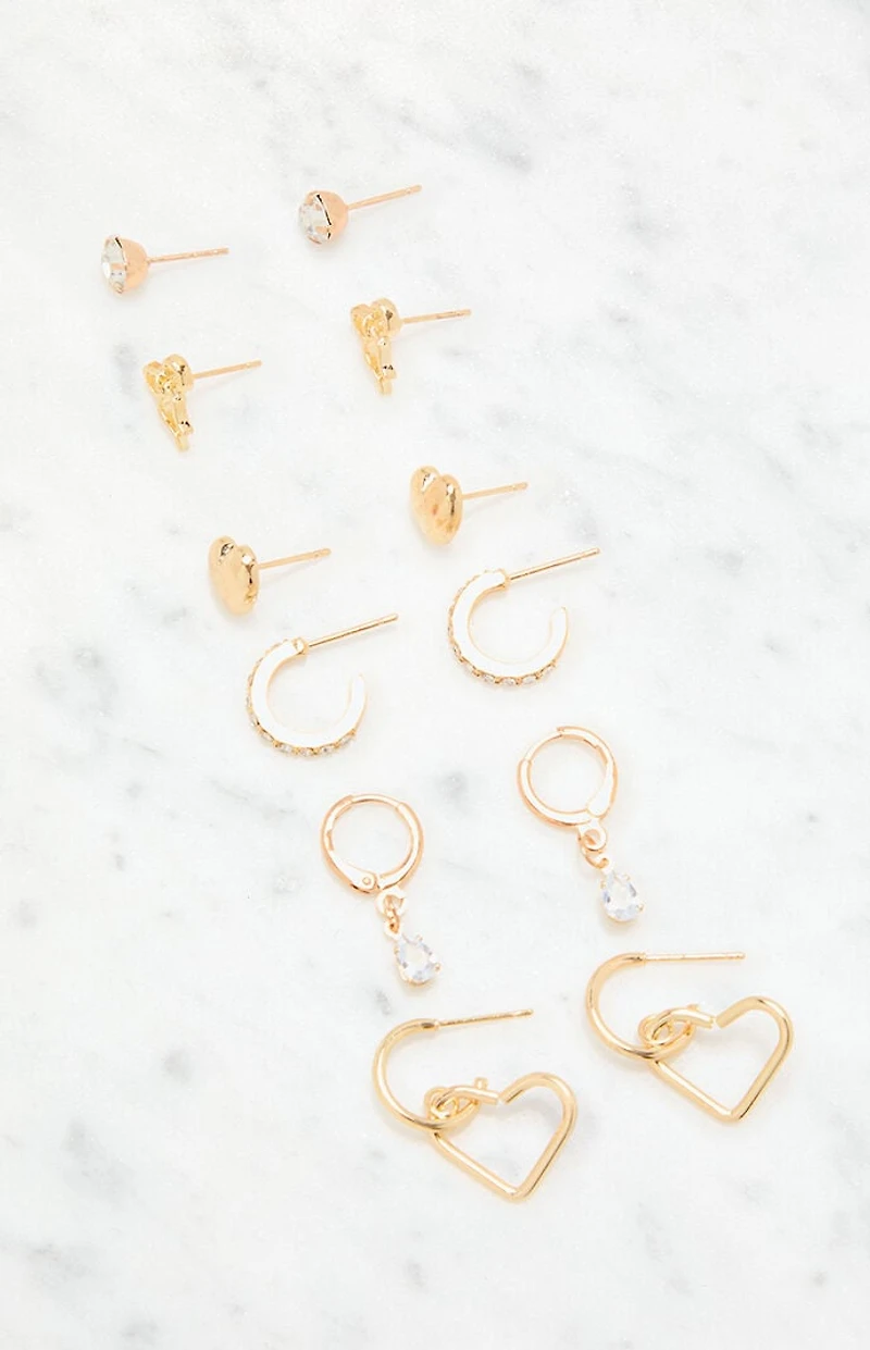 LA Hearts 6 Pack Mia Earrings